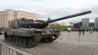 Немецкий танк Leopard.
