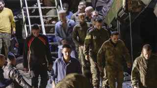 Возвращение военных ВС РФ после обмена пленными с Украиной